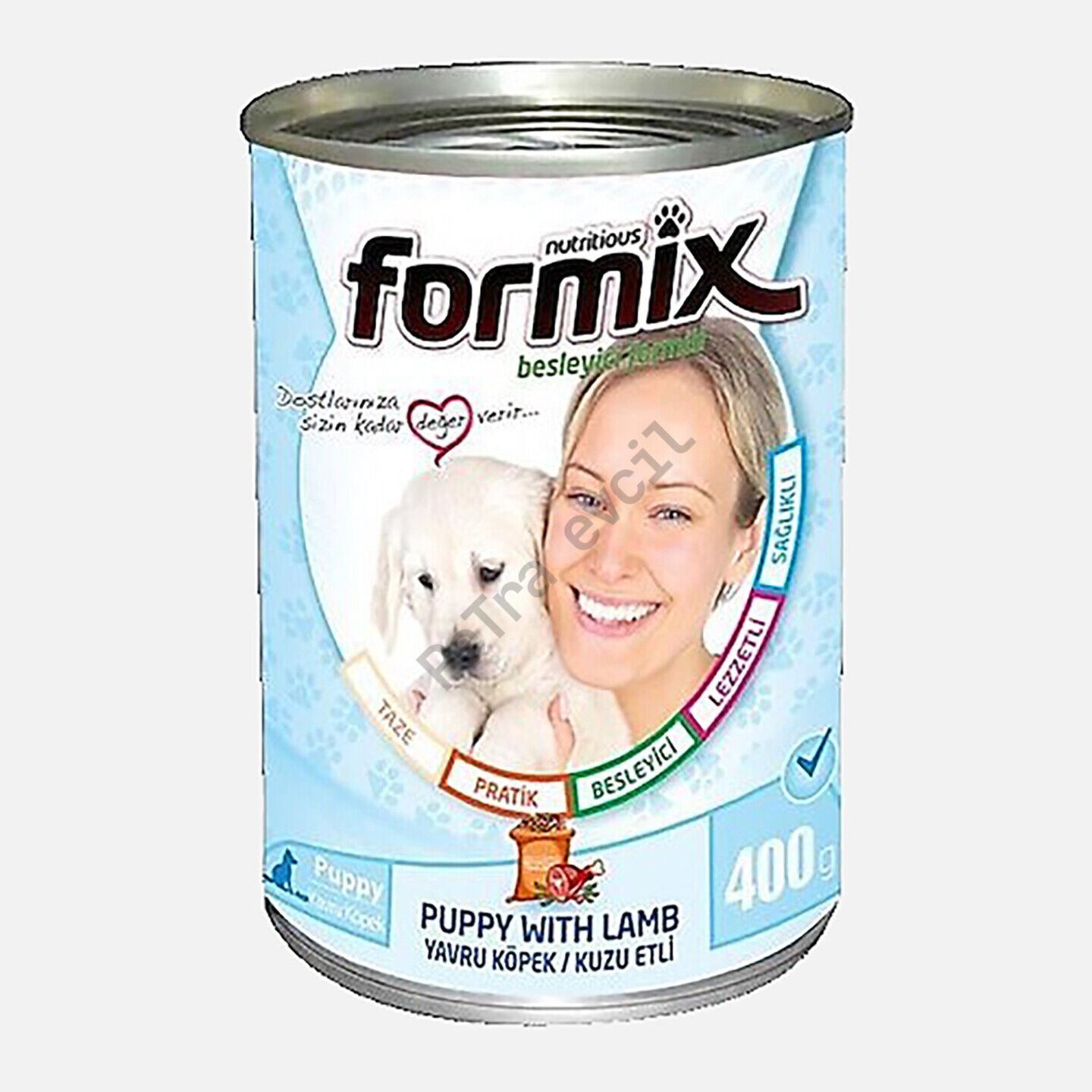 Formix Kuzu Parça Etli Soslu Konserve Yavru Köpek Maması 400gr