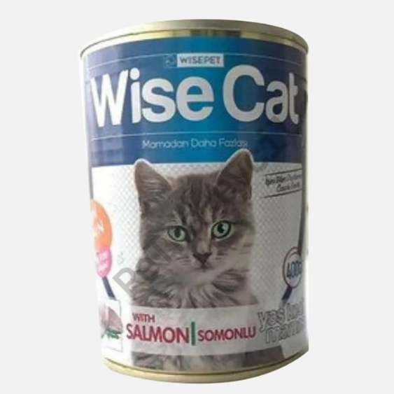 Wise Cat Somonlu Konserve Kedi Maması 415gr