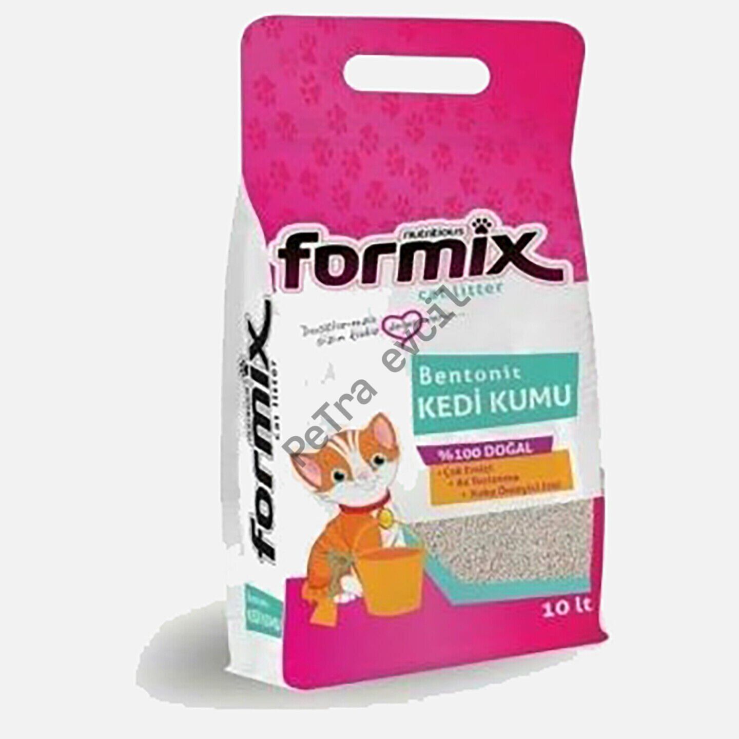 Formix Bentonit Bebek Pudrası Kokulu Kedi Kumu 10 L